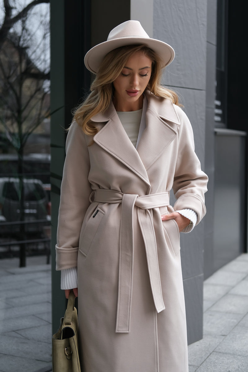 Emily Classic Wool Blend Overcoat in Ivory – Alaska® Outerwear Company