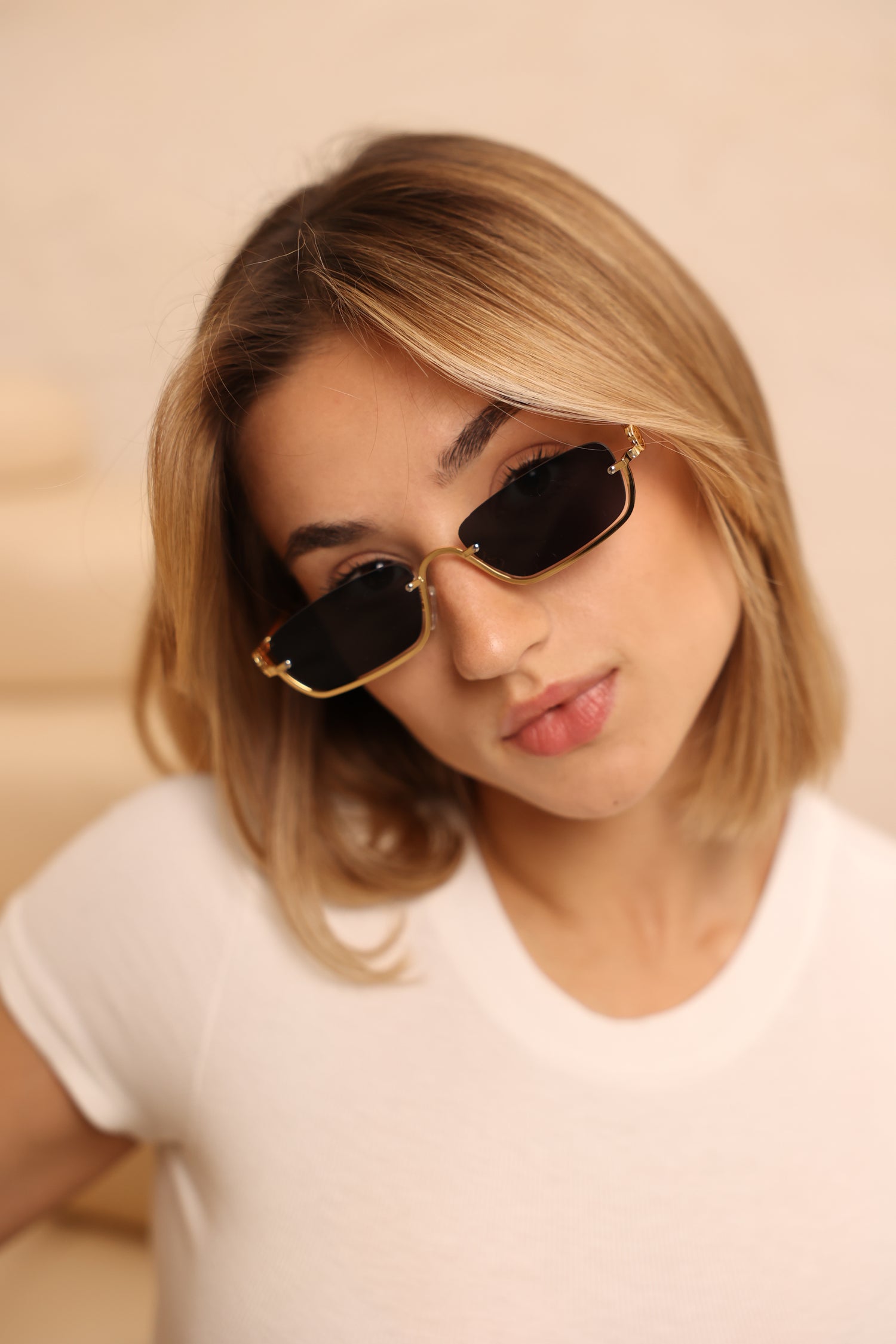 Mona Sunglasses Gold/Black