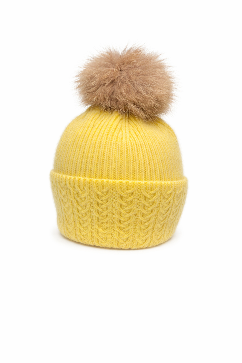 Fleece Double Lined Angora Hat