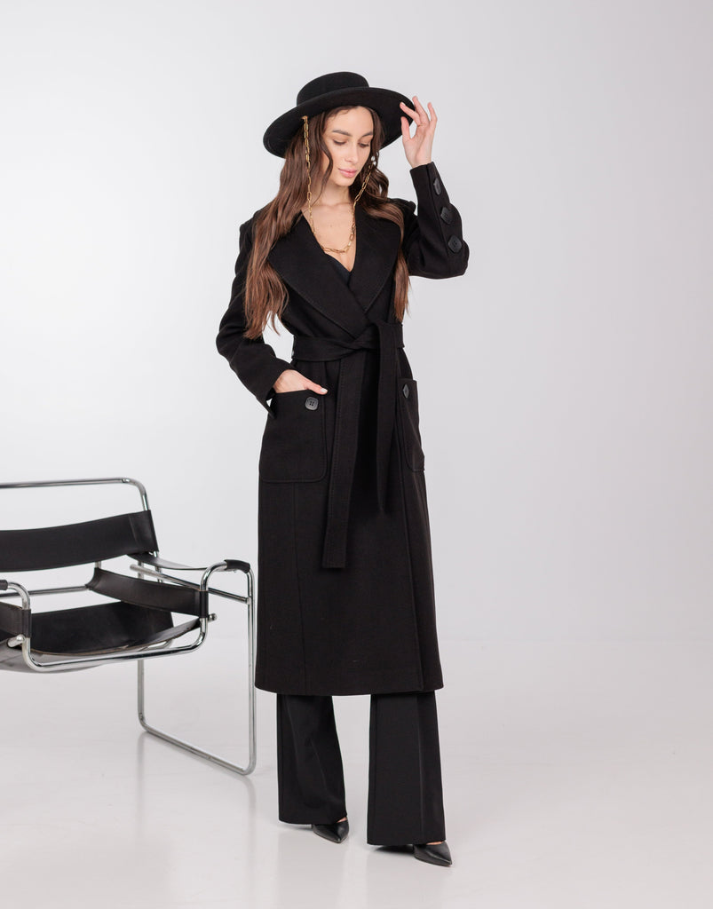 Leona Classic Cashmere Blend Overcoat
