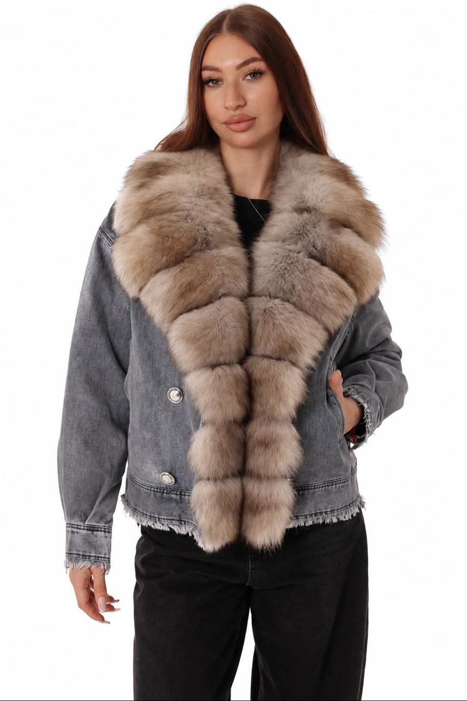 Ariana Genuine Fur Down Parka