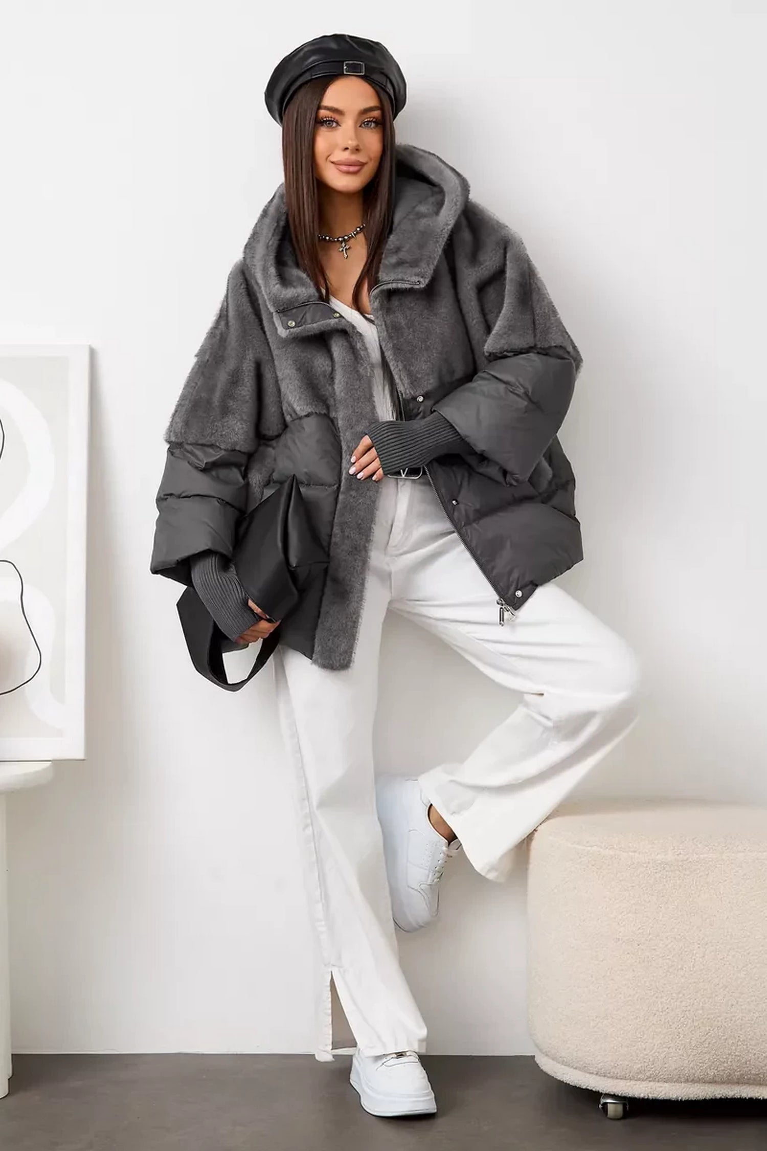 Stella Eco-Fur Down Fill Coat