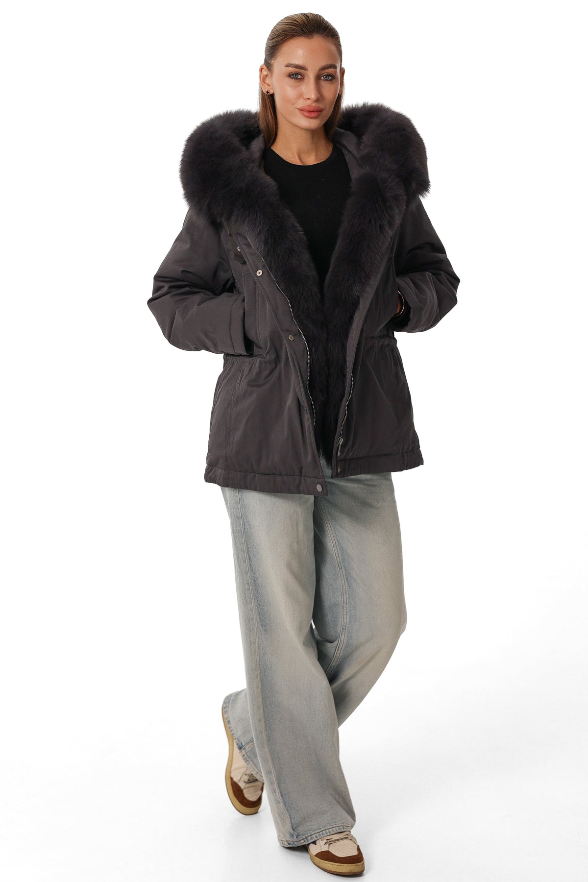 Harper Genuine Fur Down Parka
