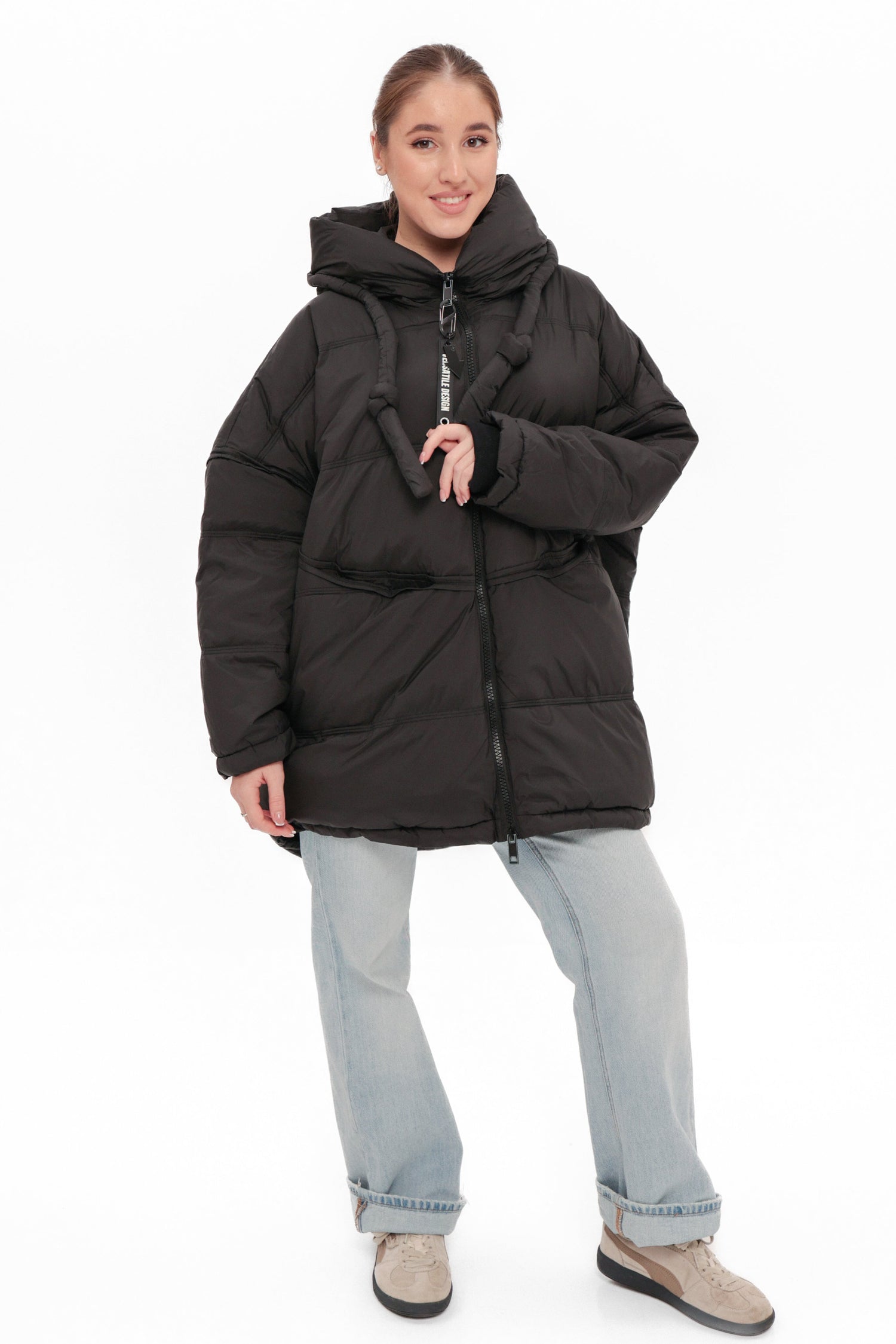 Relaxed Insulated Bio-Down Coat