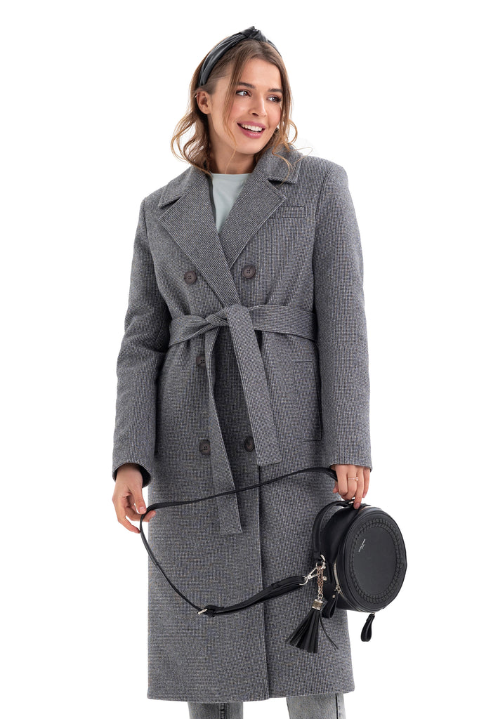 Zarina Classic Wool Blend Overcoat