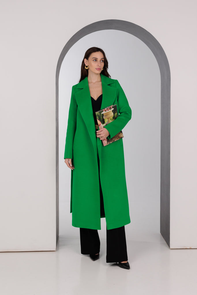 Astoria Classic Wraparound Wool Blend Overcoat