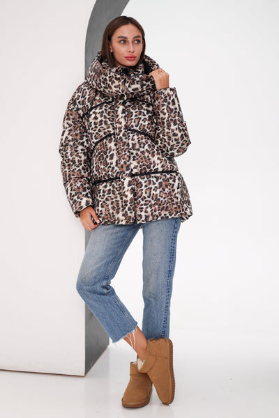 【Monchouchou】Alaska Crew Highneck Down Jacket★3color Monchouchou】Alaska Crew Highneck Down Jacket☆3color