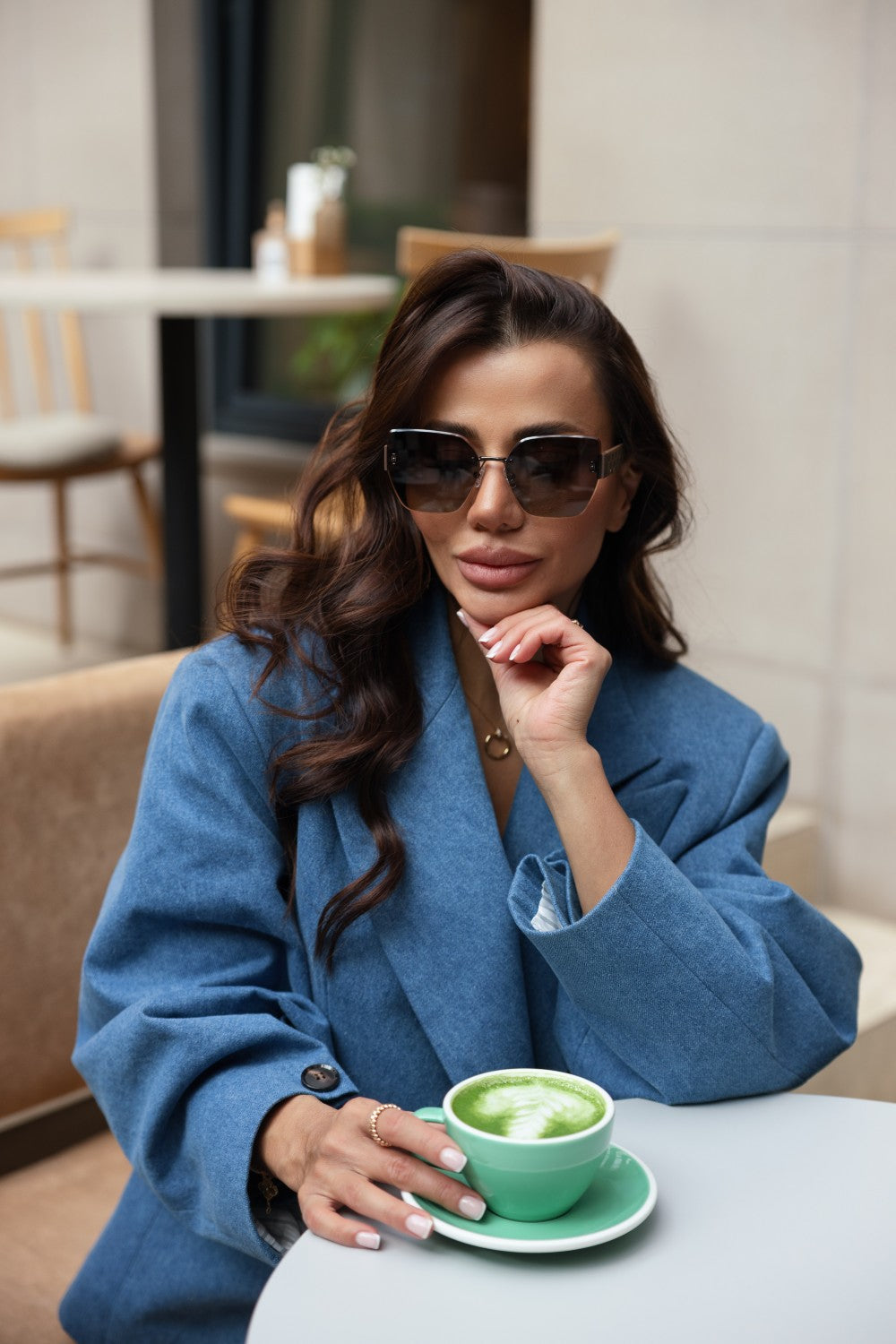 Anna Sunglasses Gold/Brown