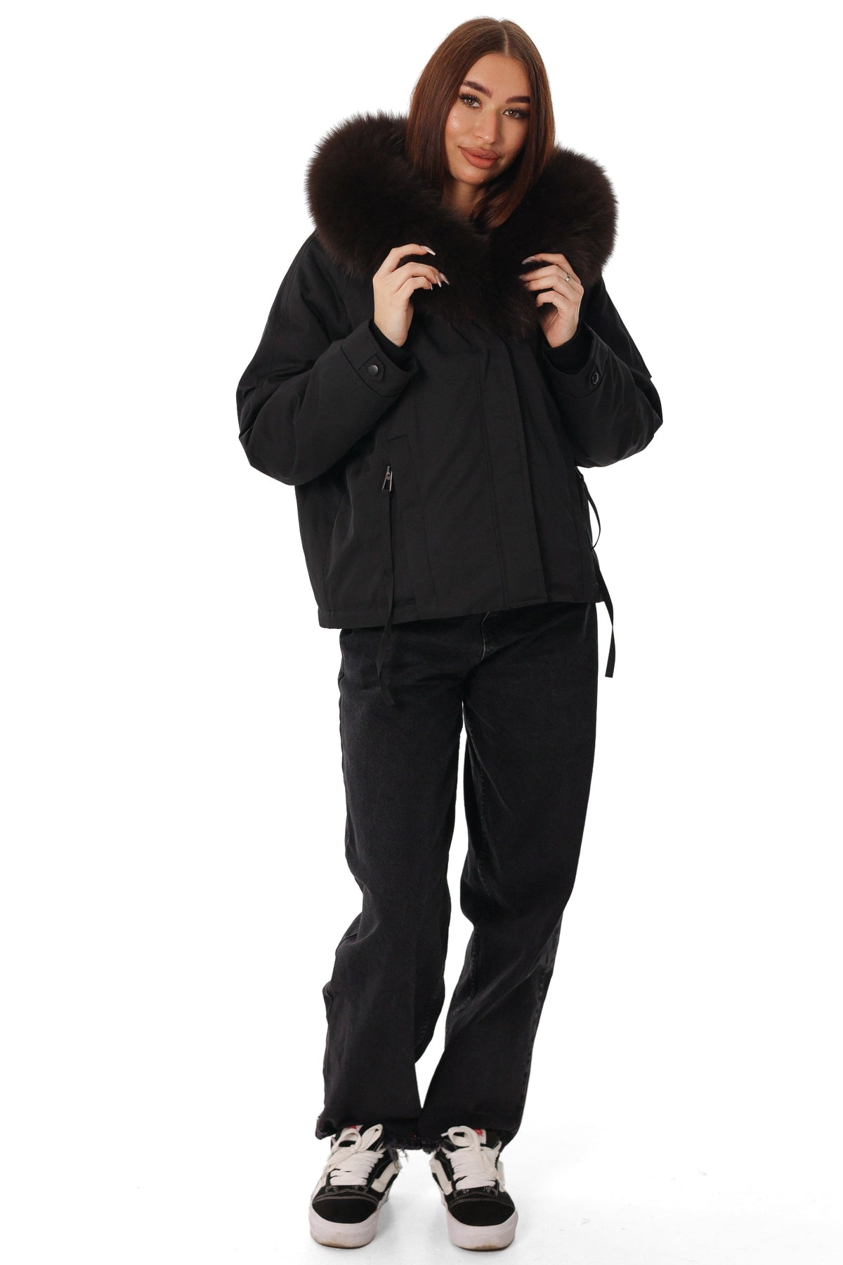 Quinn Genuine Fur Down Coat