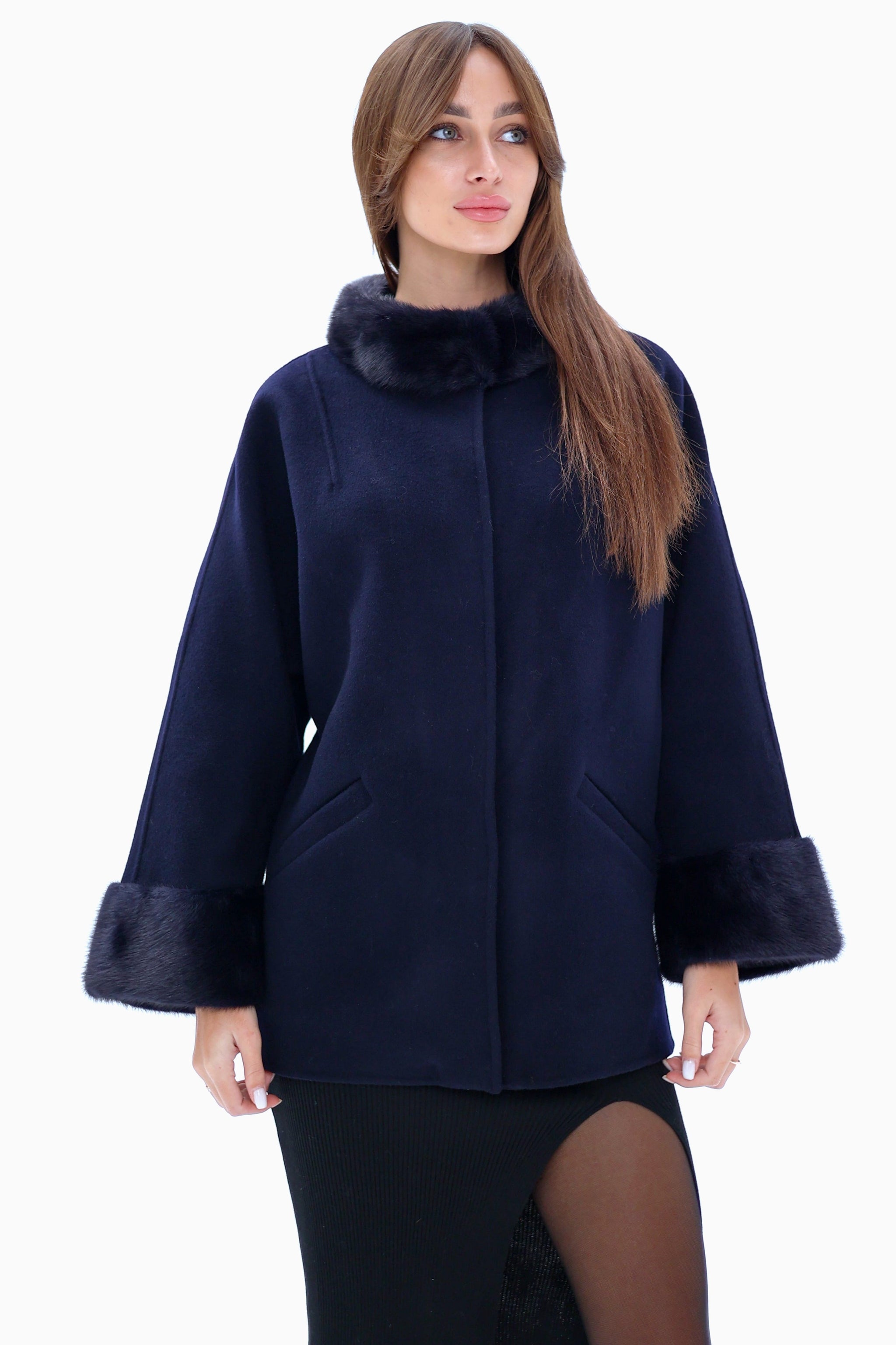 Genuine Mink Fur Virgin Wool Coat – Alaska® Outerwear Company