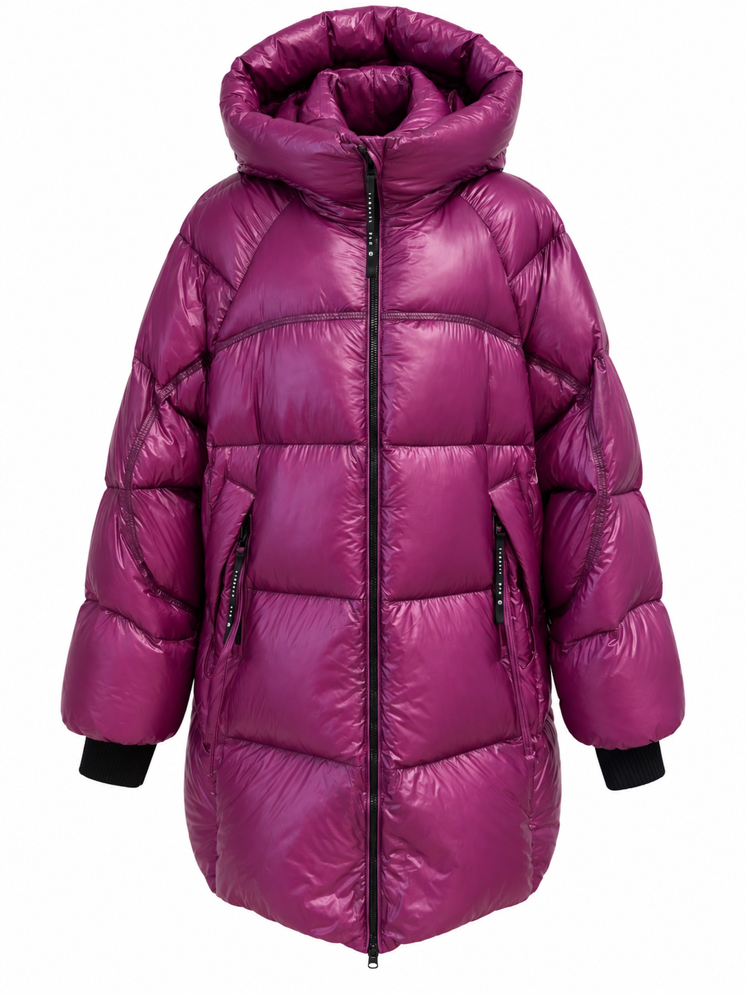 Chamonix Down Puffer in Deep Berry