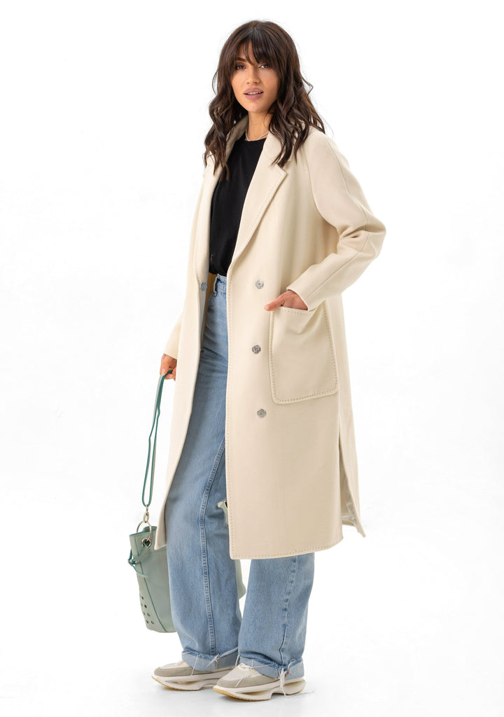 Ariana Classic Wool Blend Overcoat