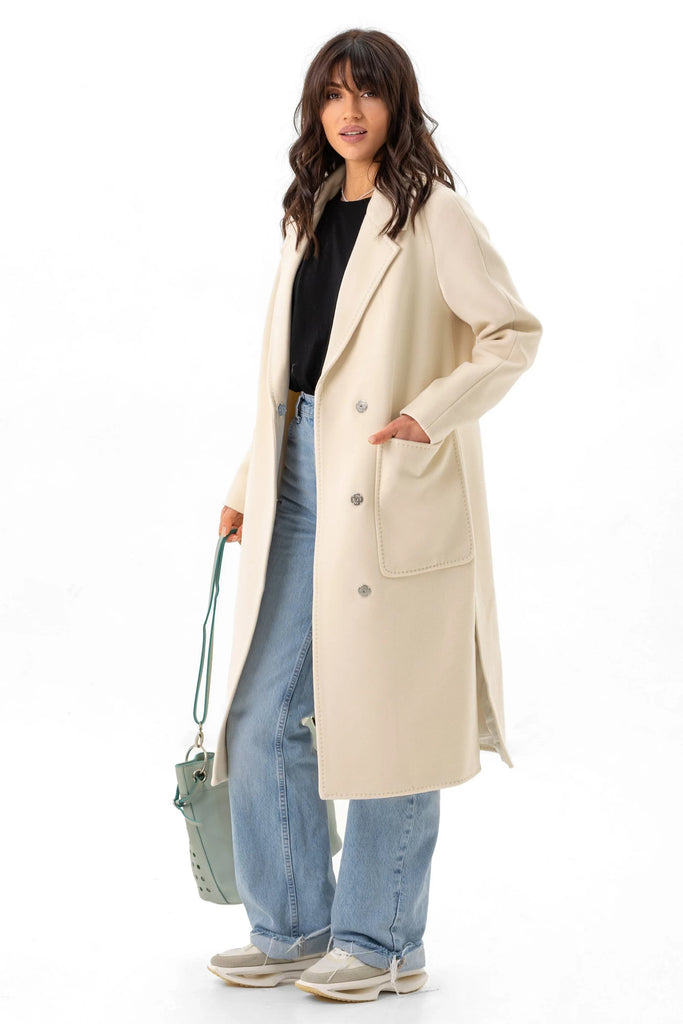 Ariana Classic Wool Blend Overcoat