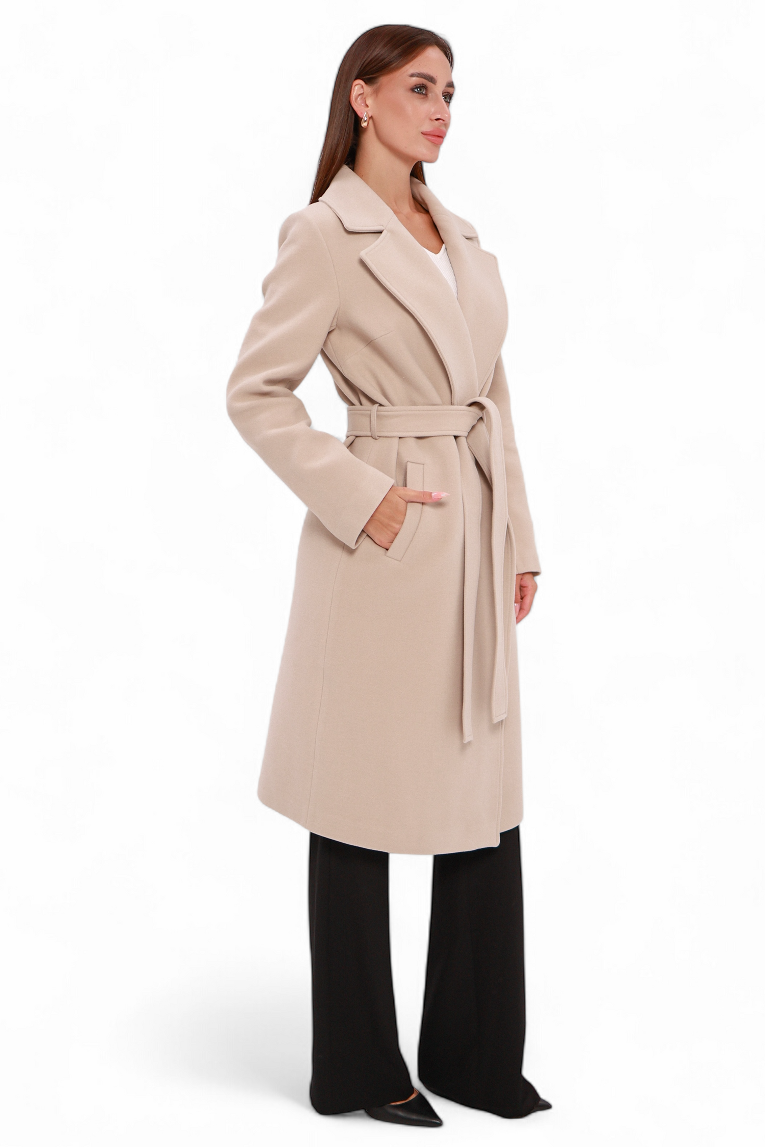 Zane Cashmere Wool Blend Overcoat