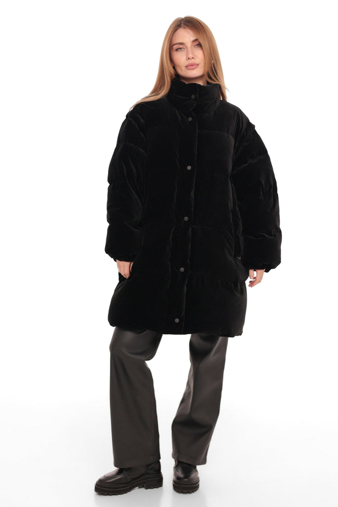 Transformer 2 in 1 Velour Down Coat┃Vest