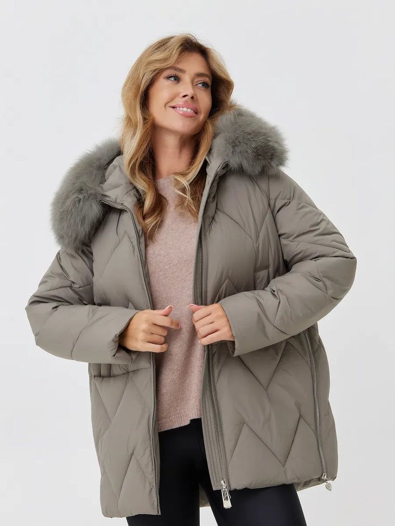 Genuine Polar Fox Thinsulate™ Insulated Coat