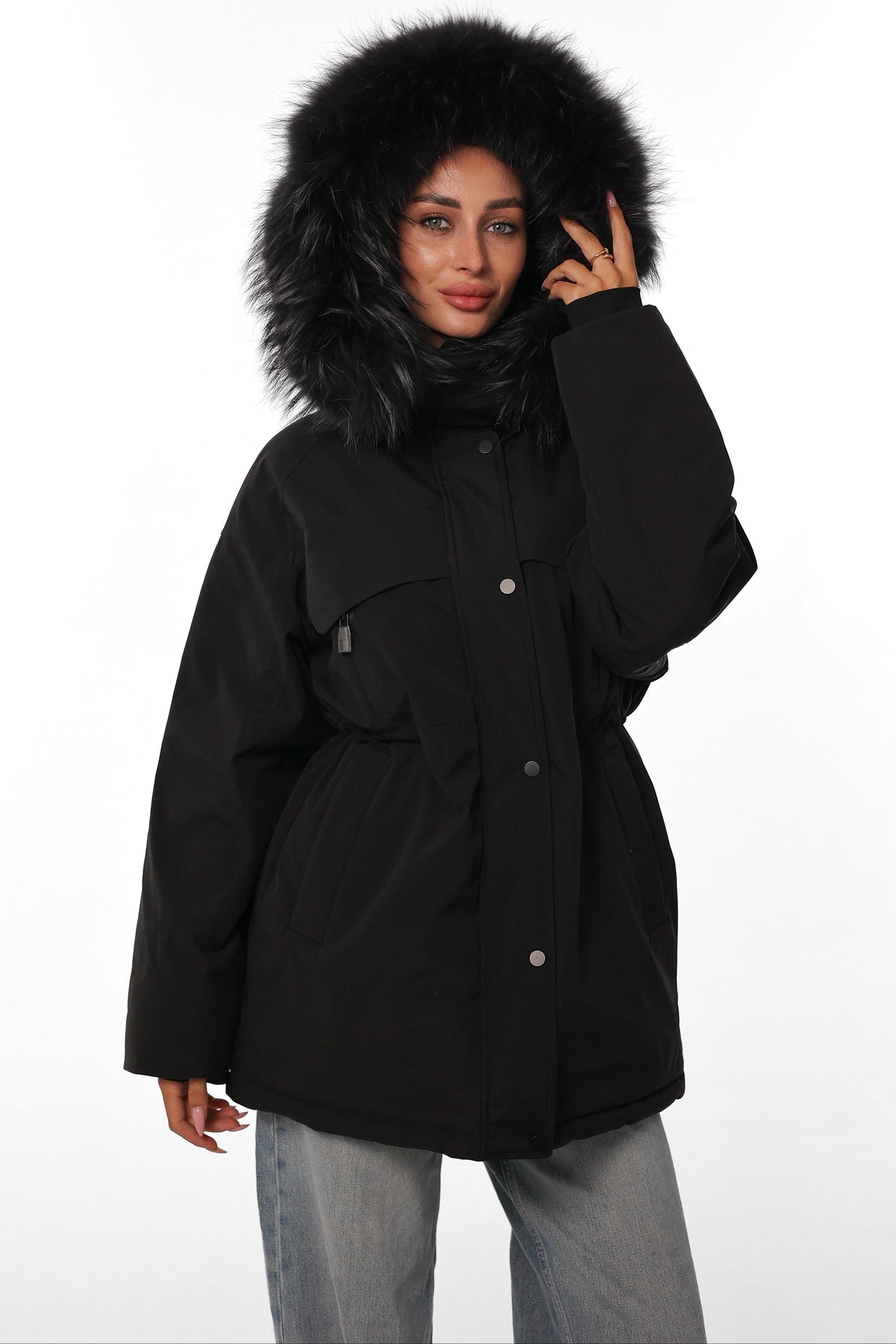 Ashton Genuine Fur Trim Bio-Down Parka