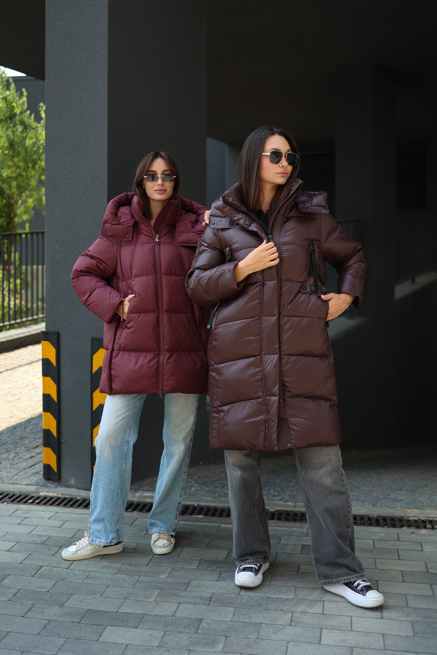 Burgundy Crush Insulated Bio-Down Coat