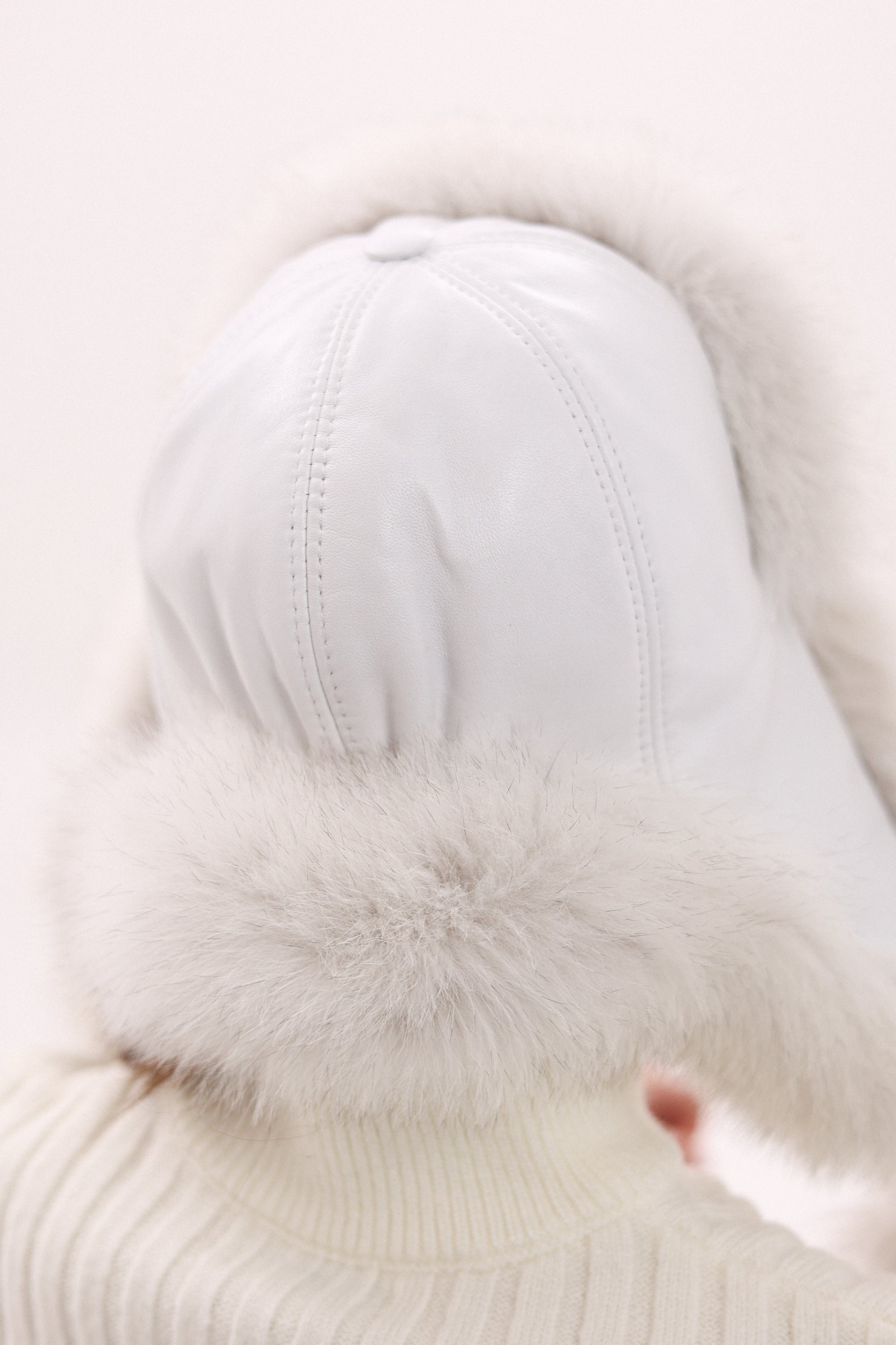 Genuine Arctic Fox Fur Genuine Leather Hat – Alaska