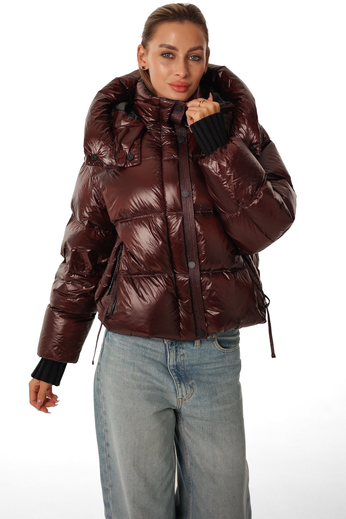 Tahoe Down Puffer in Chocolate