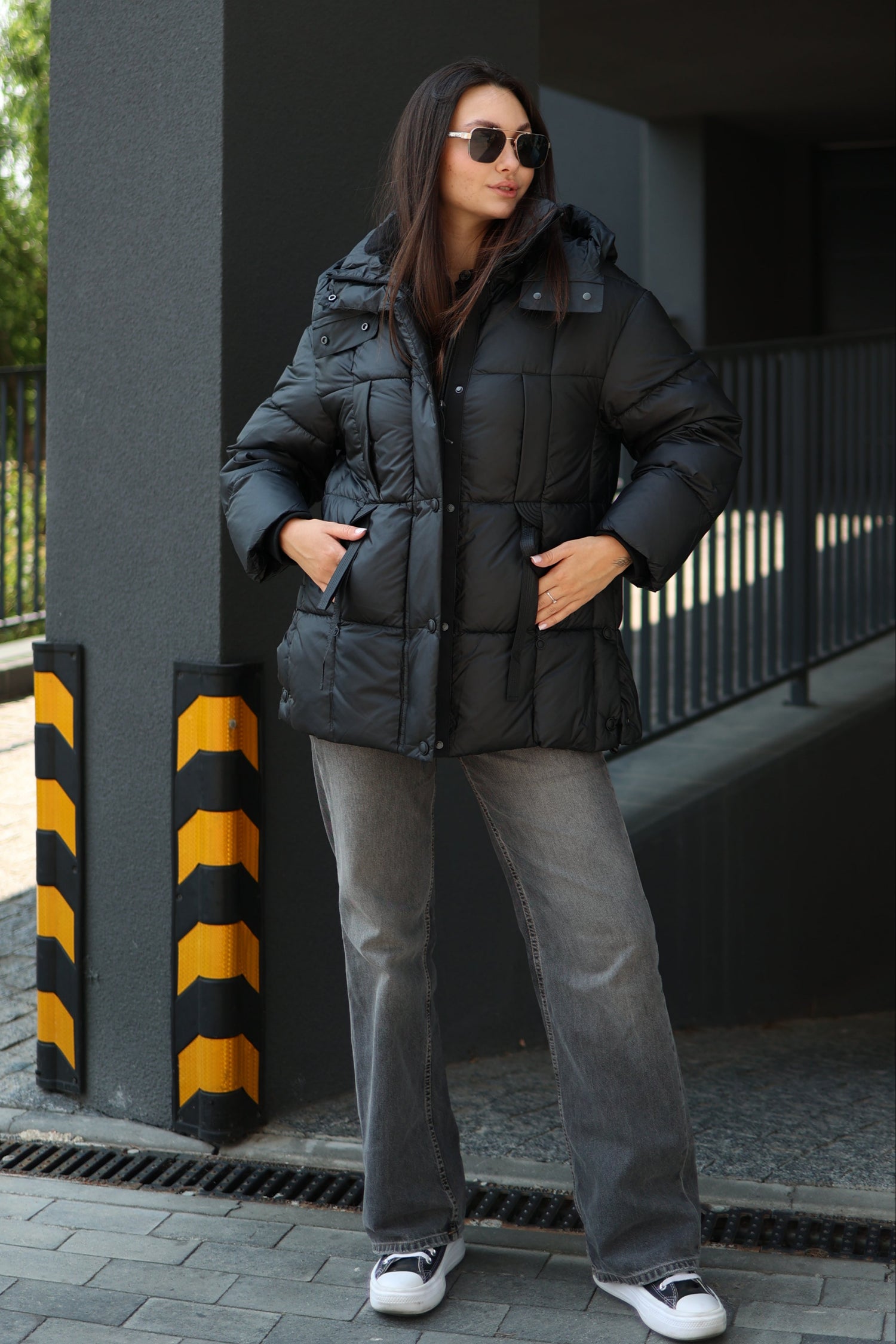 Insulated Bio-Down Hooded Jacket