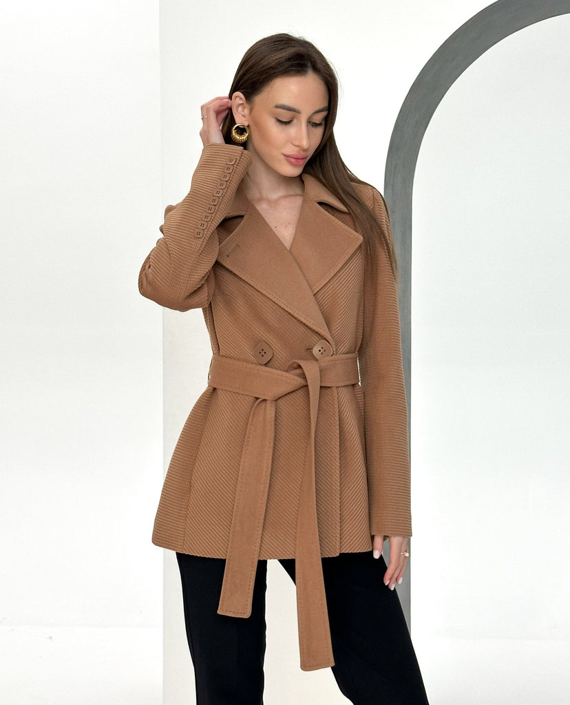 Lyndale Cashmere Wool Blend Coat