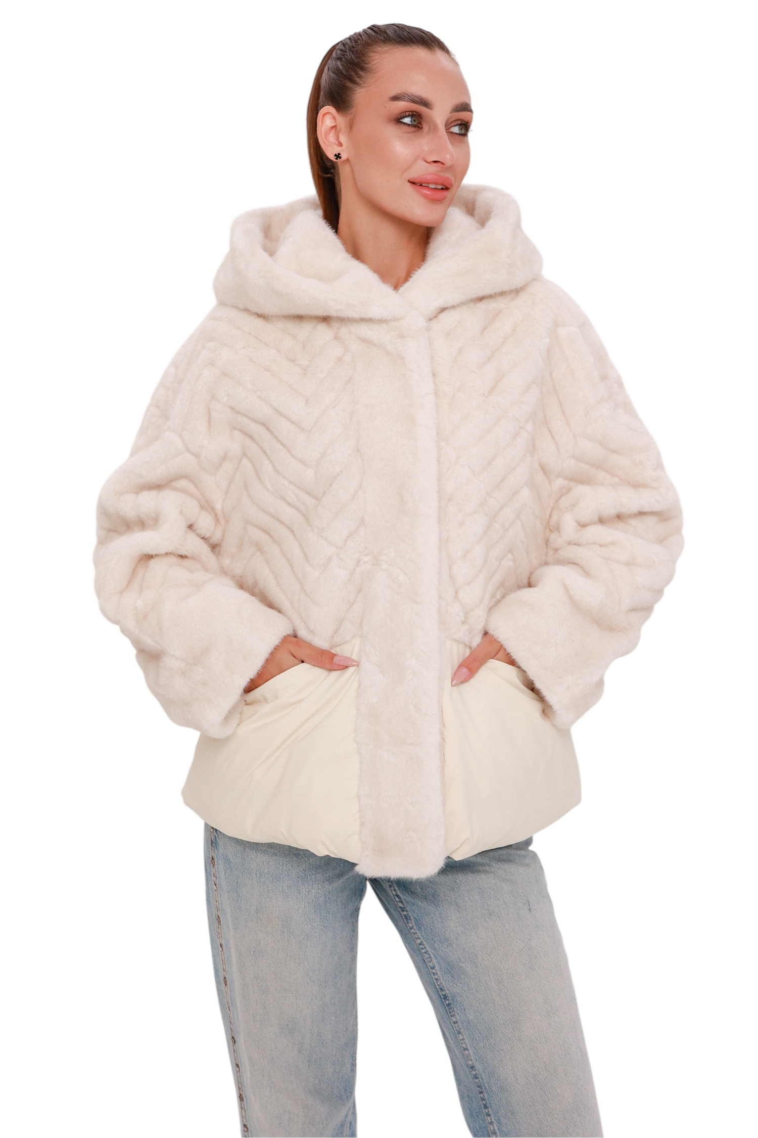 Montana Eco-Fur Down Fill Coat