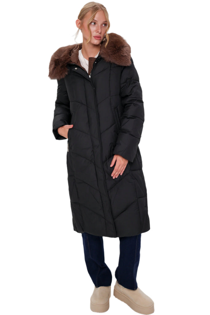 Genuine Polar Fox Insulated Coat