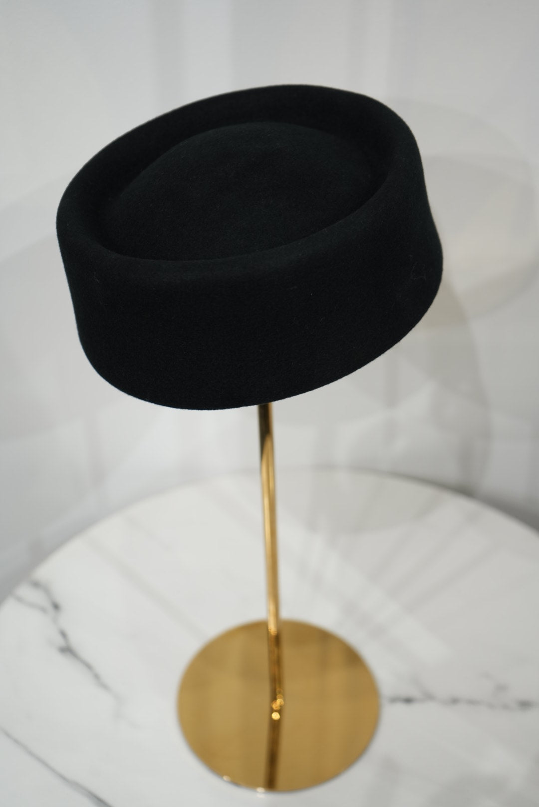 Pillbox Runway Crew Australian Wool Cap