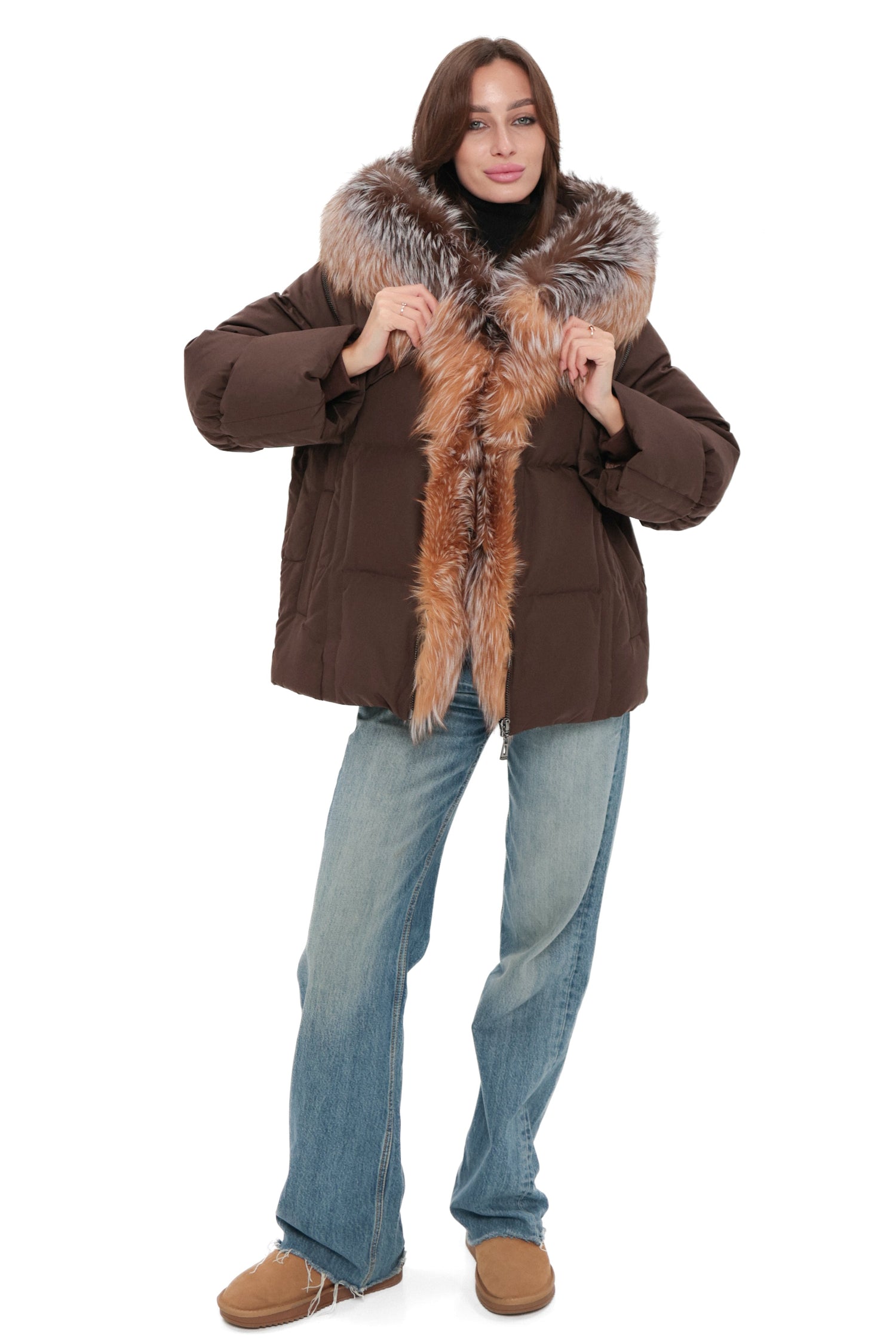 Pre-Order. Ships November 10. Valerie Genuine Fur Down Fill Parka