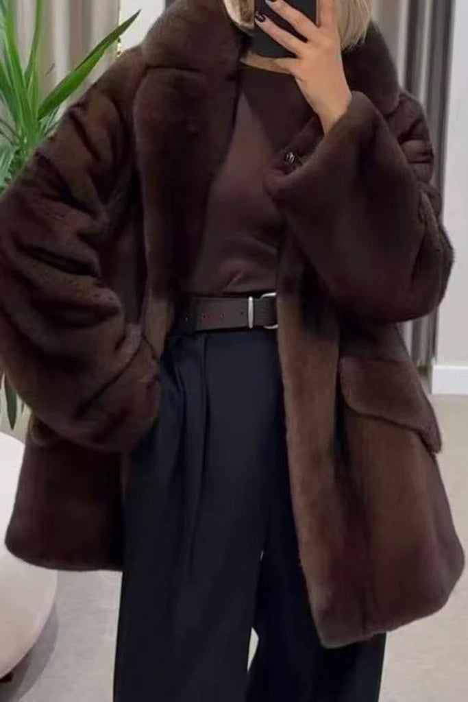 Genuine Scandinavian Mink Fur Coat