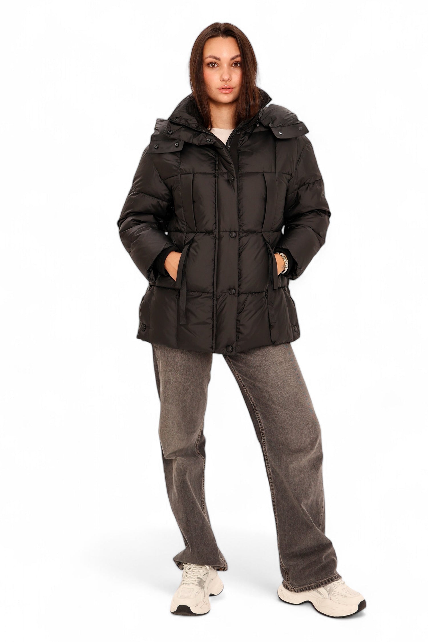 Insulated Bio-Down Hooded Jacket