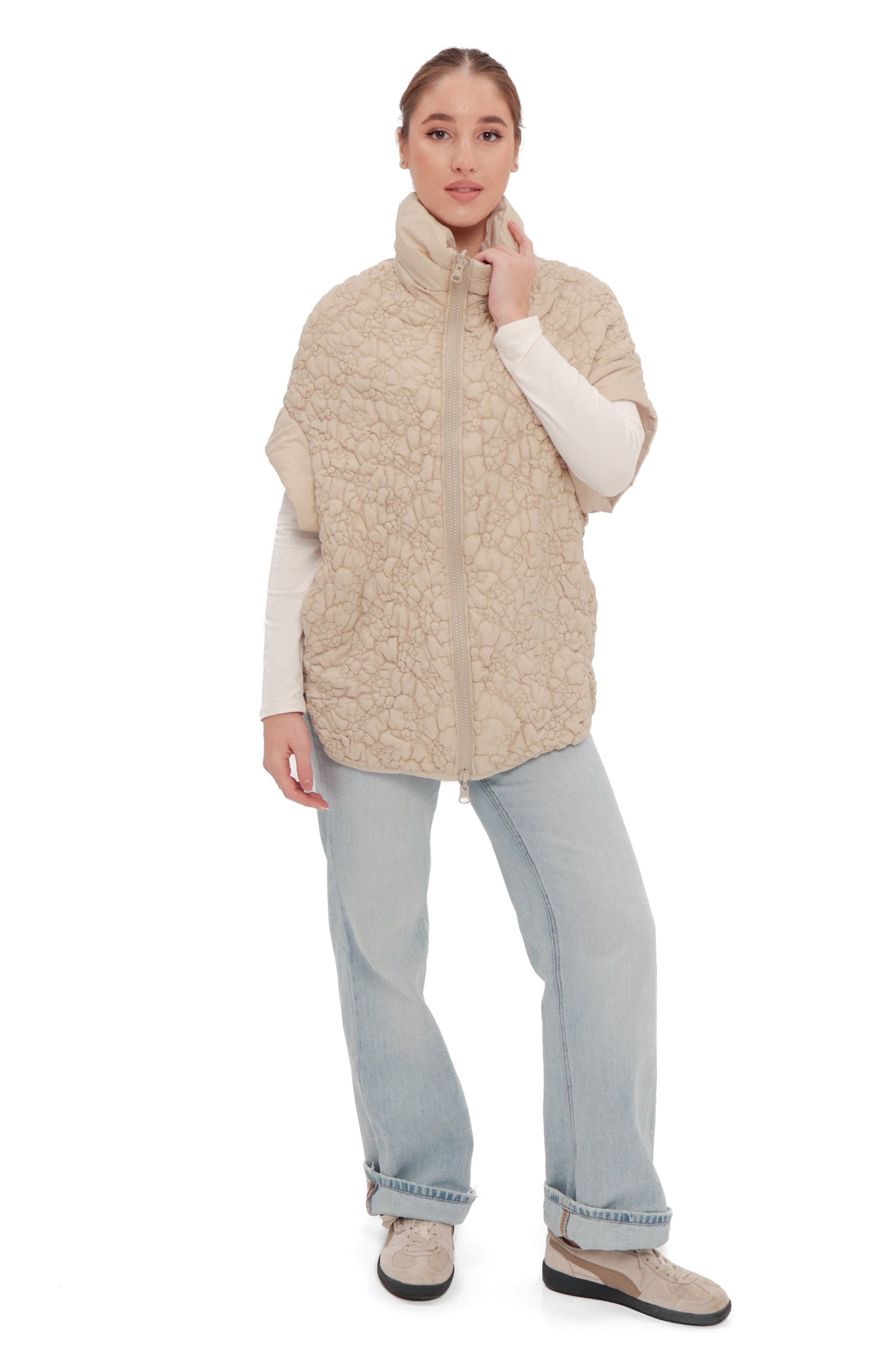 ⇆ Reversible 2 in 1 Loft Vest in Beige