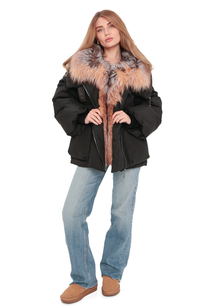 Pre-Order. Ships November 10. Aurora Genuine Fur Down Fill Parka