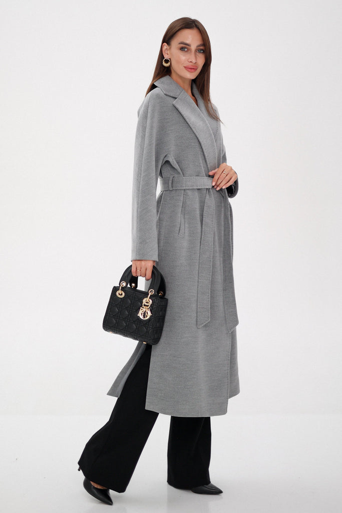 Cambridge Comfort Wraparound Wool Cashmere Coat