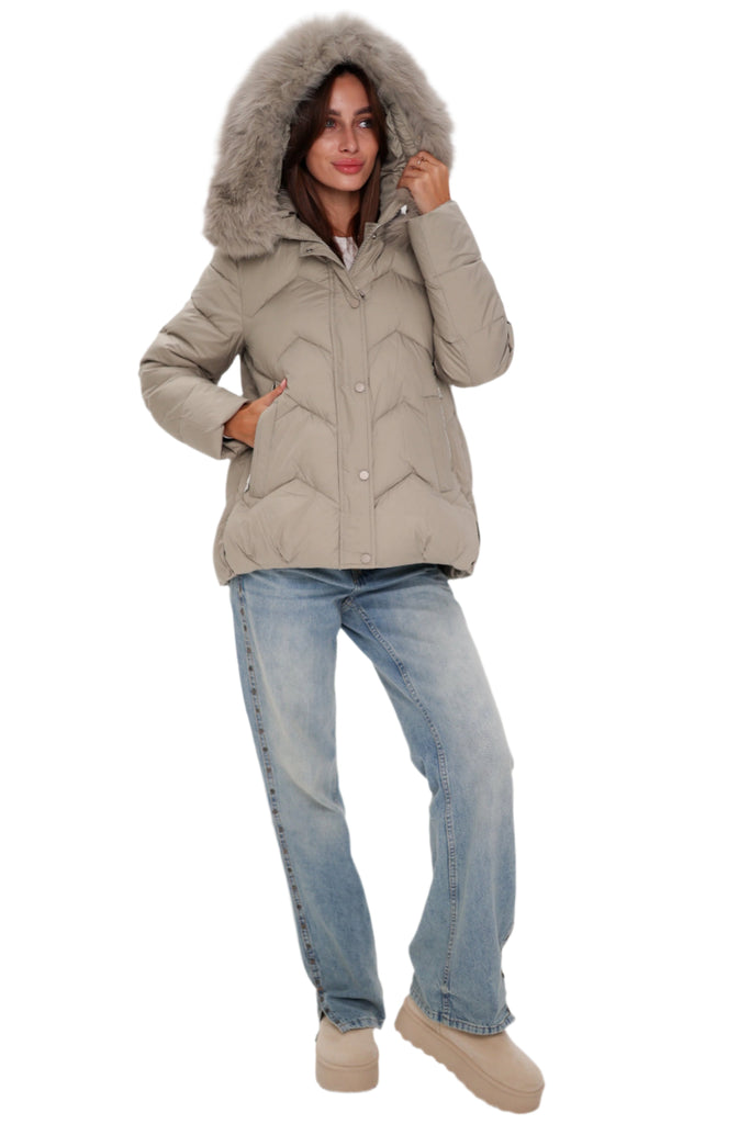 Genuine Polar Fox Thinsulate™ Insulation Coat