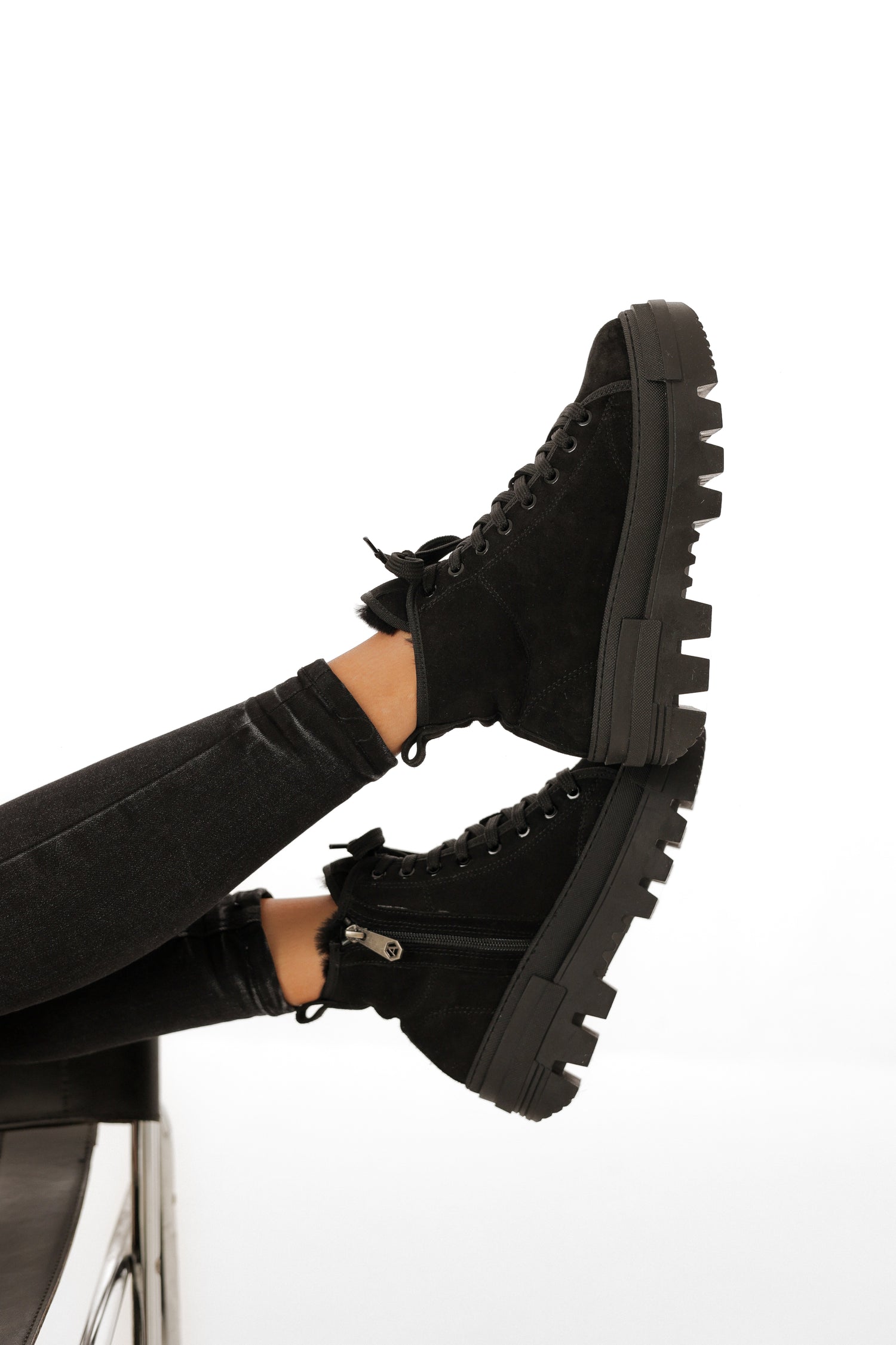 Aspen Shearling-Lined Suede Winter Boots