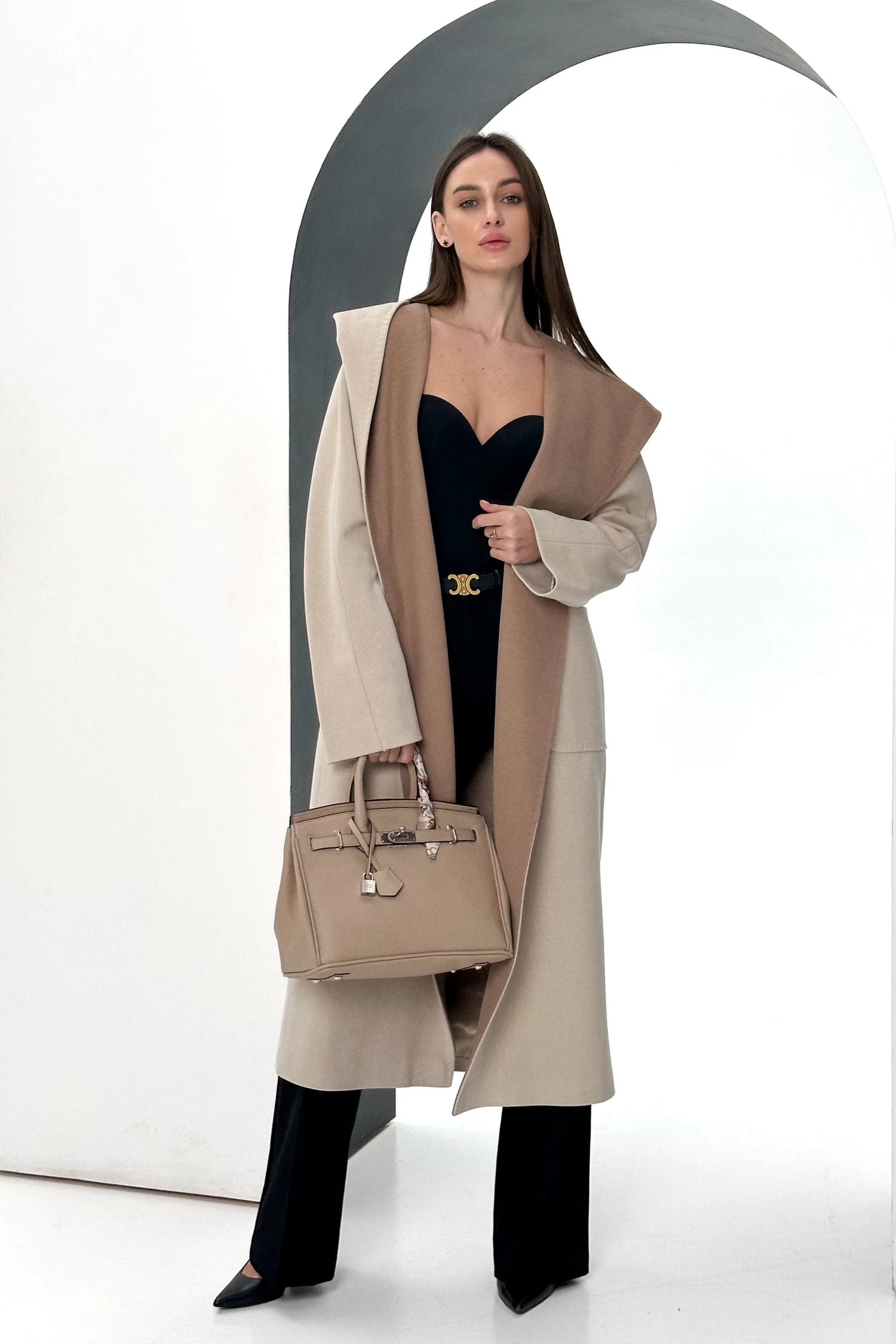 Savannah Classic Wraparound Wool Blend Overcoat