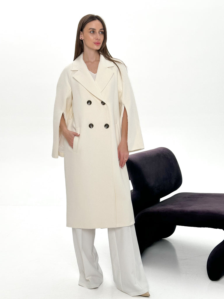 Taylor Belted Wool Blend Overcoat