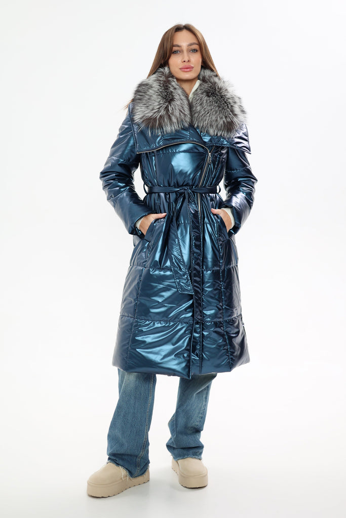 Genuine Silver Fox Fur Freudenberg Comfortemp® Coat