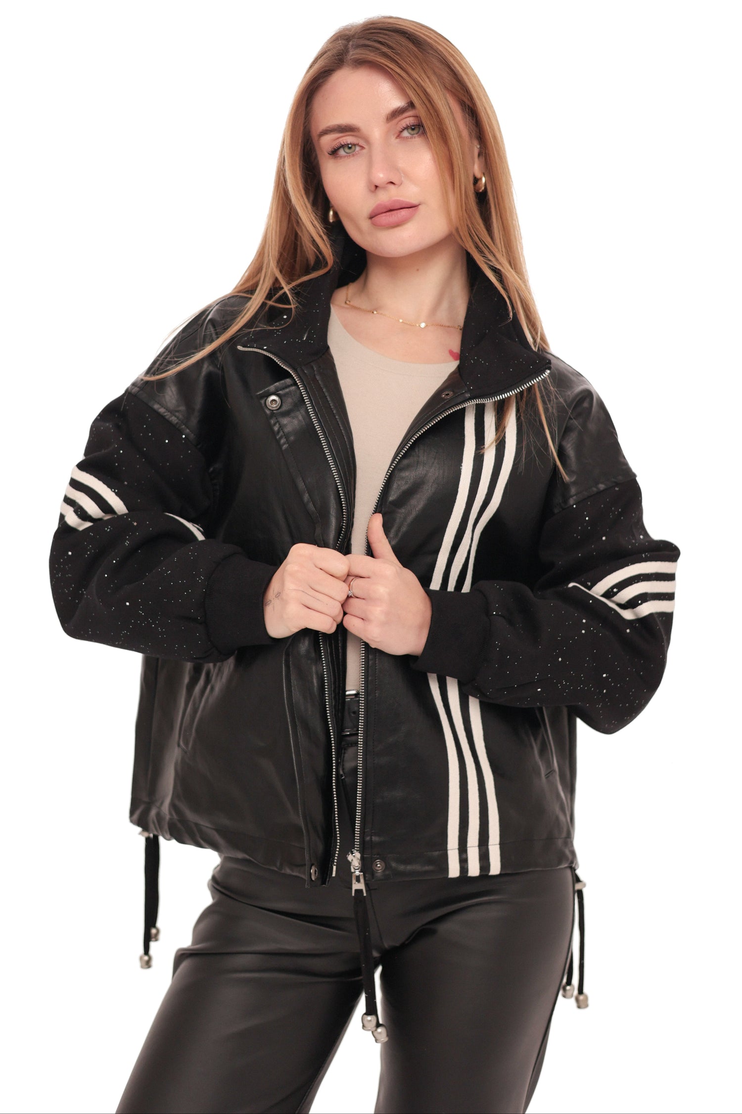 Sport-Luxe Zip Jacket