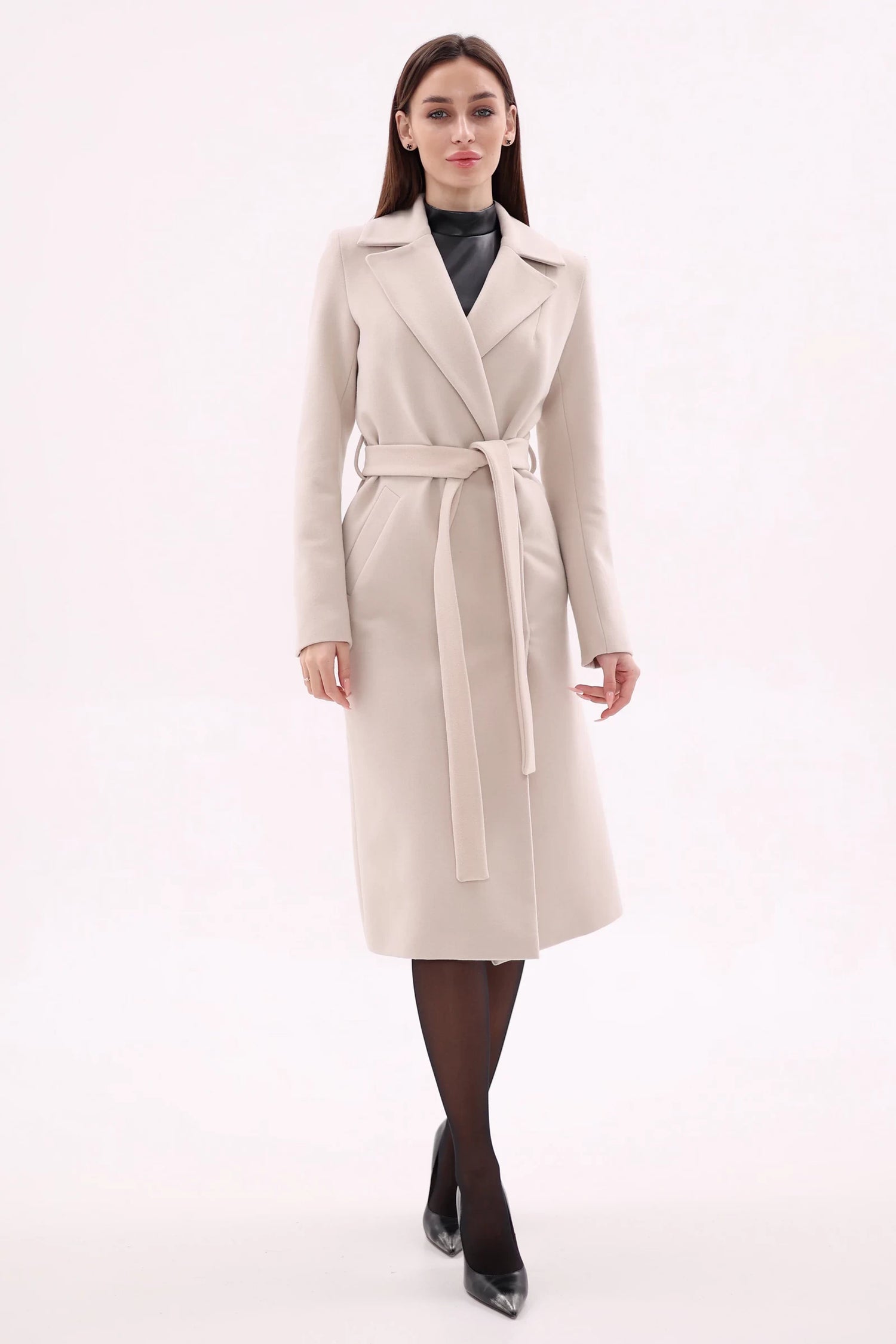 Lavis Porcelain Wool Blend Coat