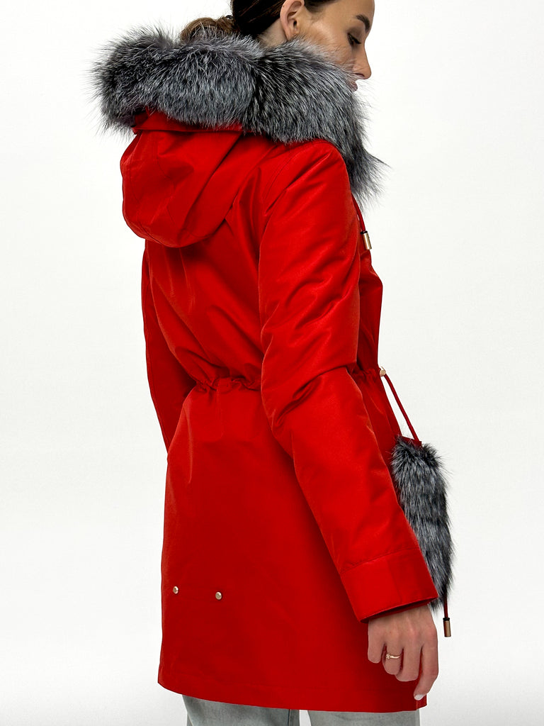Genuine Silver Fox Fur Rabbit Fur Insulated Parka – Alaska® Outerwear  Company