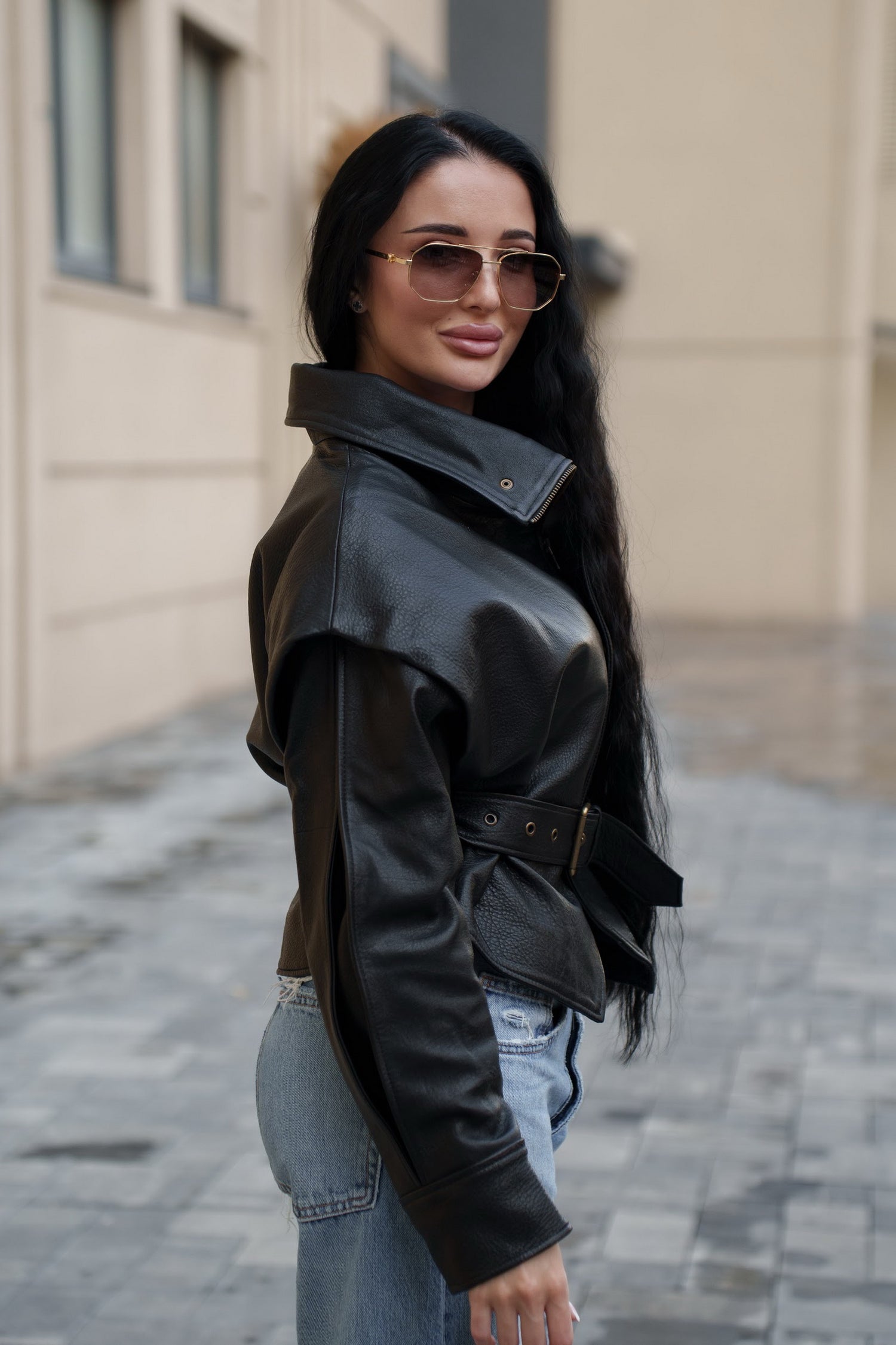 Lian Genuine Leather Jacket