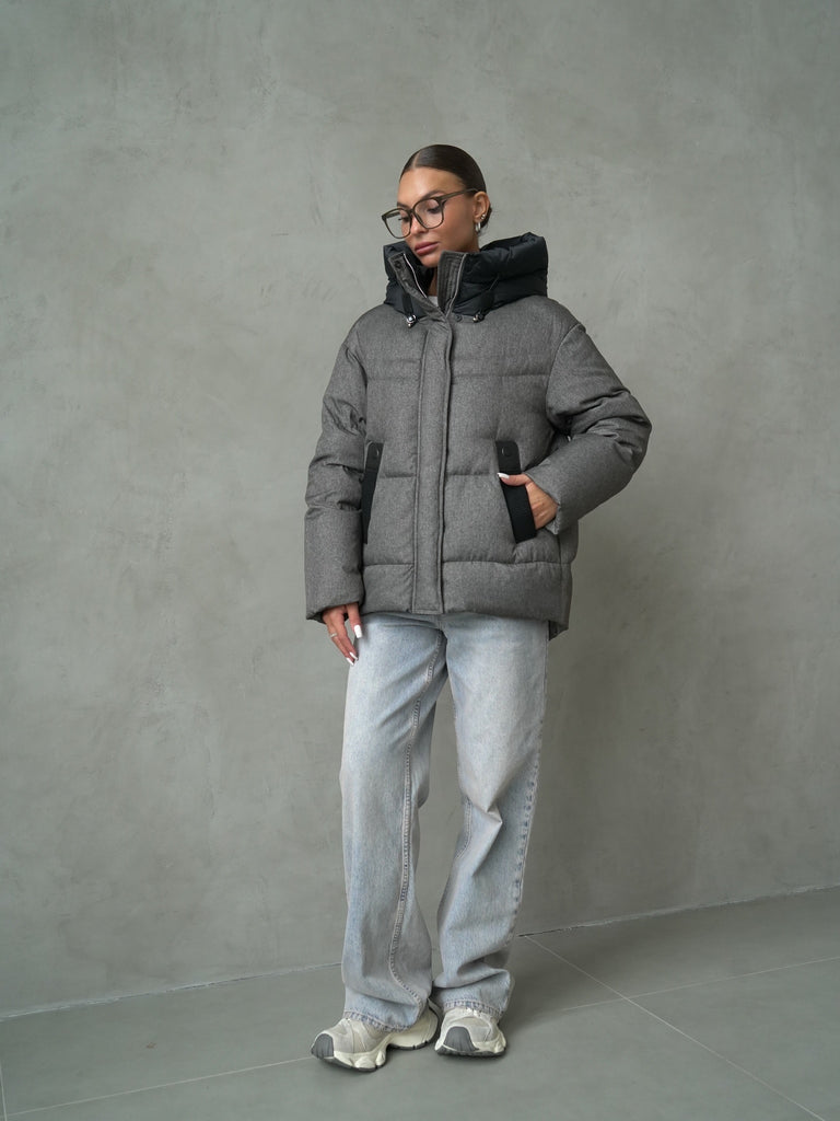 Metropolitan Wool-Effect Down Fill Jacket