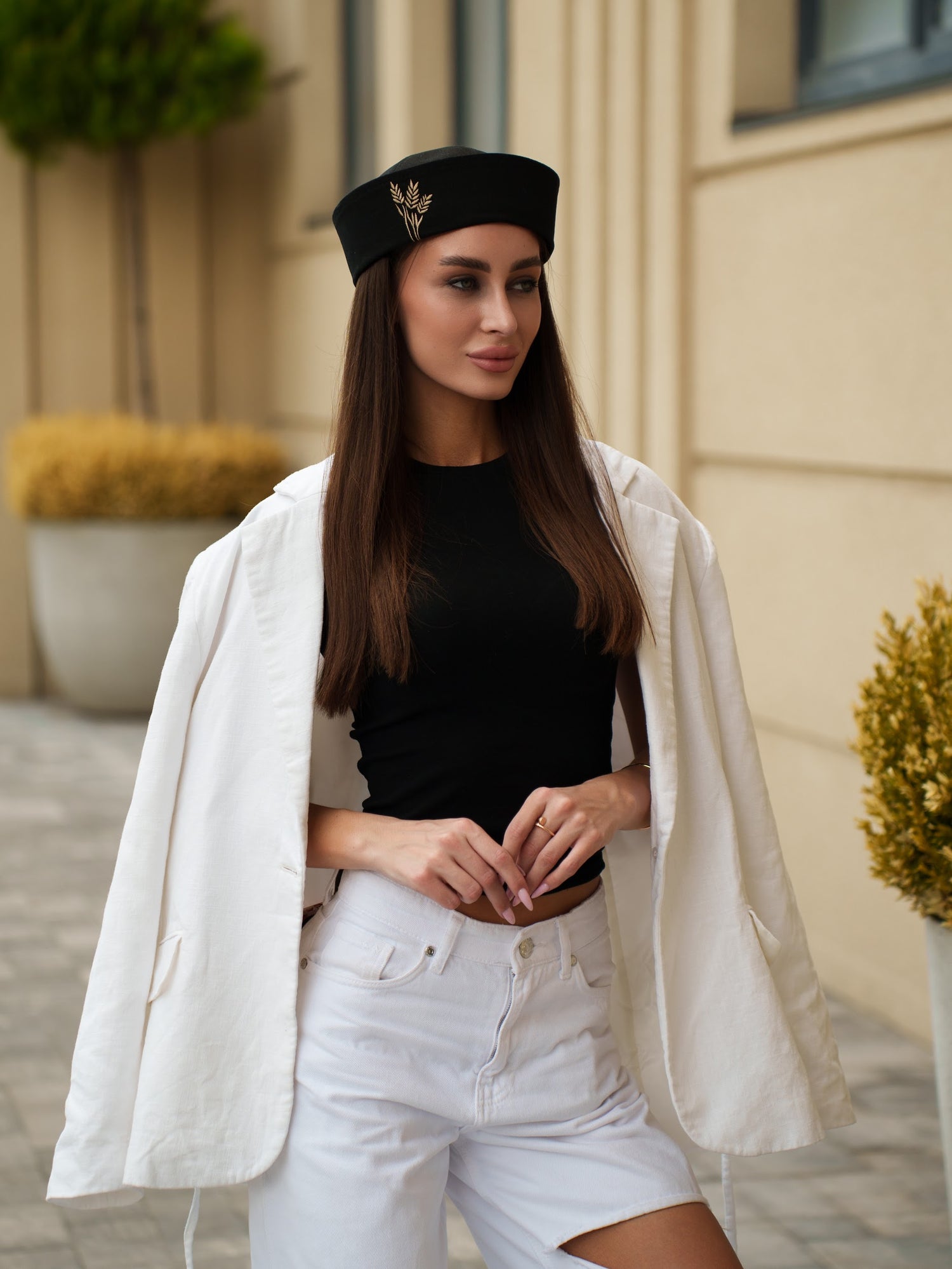 Pre-Order. Ships June 25. Fields Sailor Hat in Black