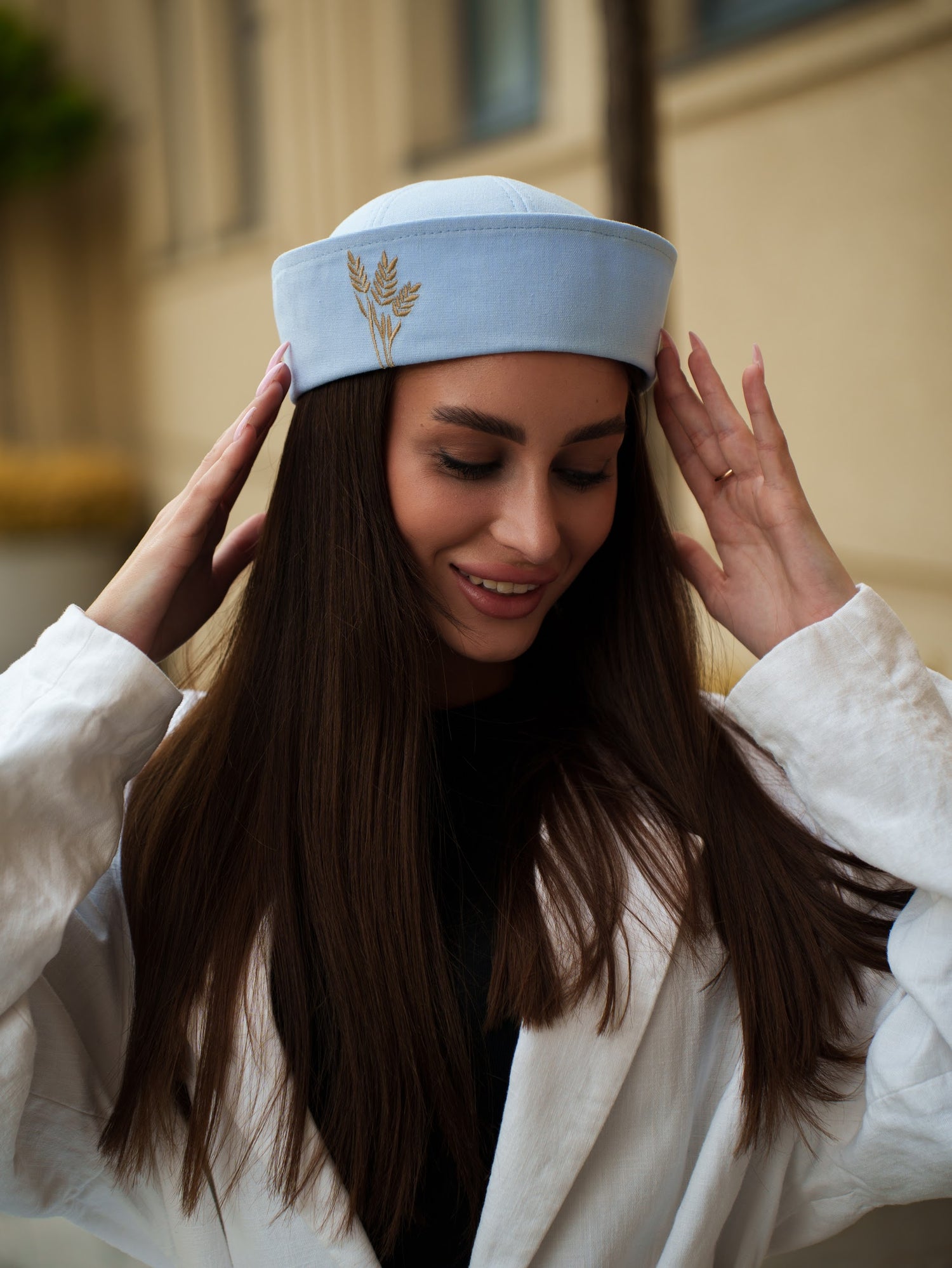 Pre-Order. Ships June 25. Fields Sailor Hat in Sky Blue