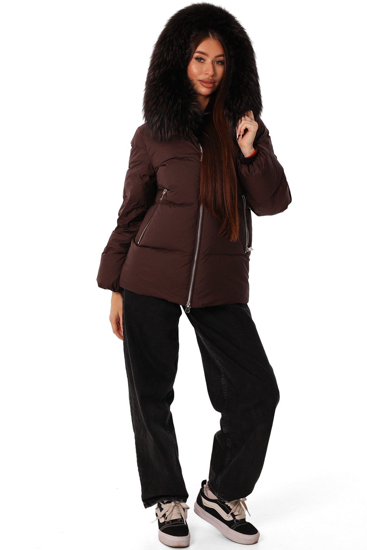 Devin Genuine Fur Down Parka