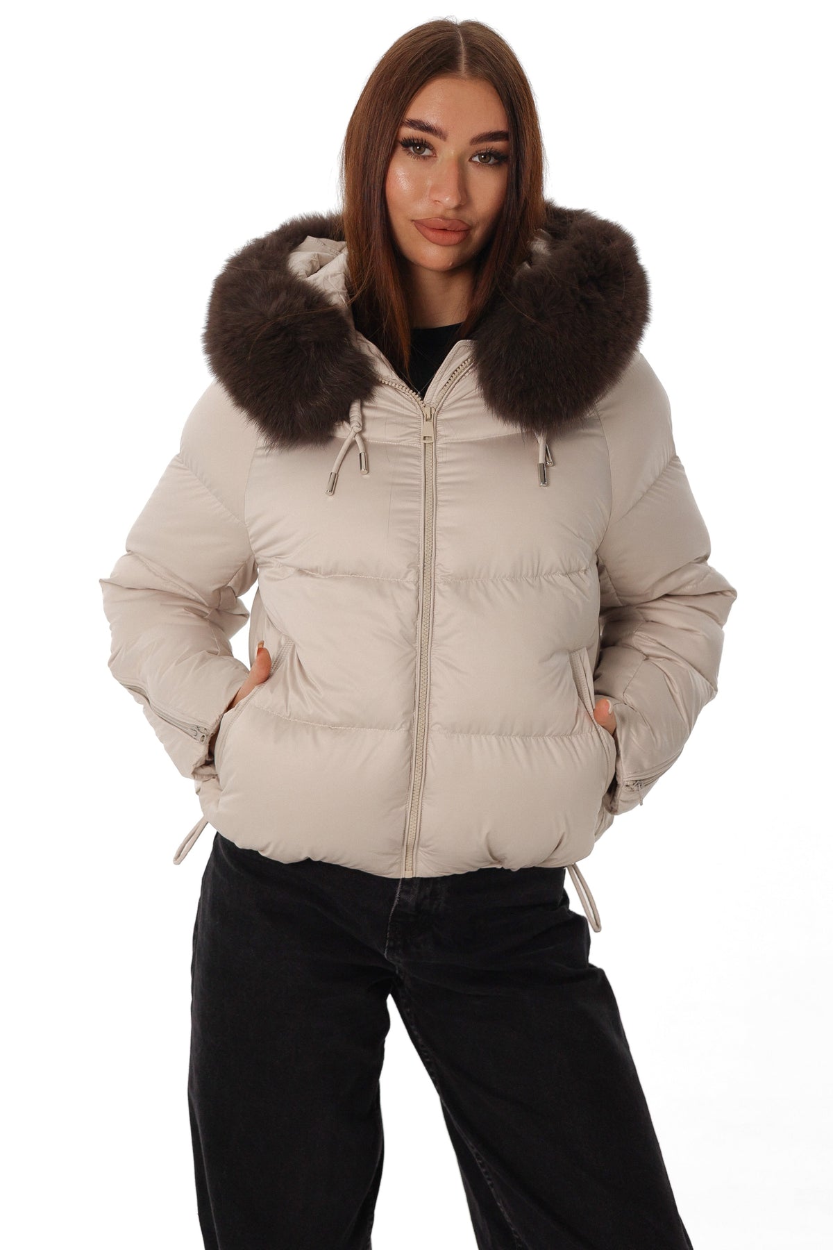 Bellamy Genuine Fur Down Coat