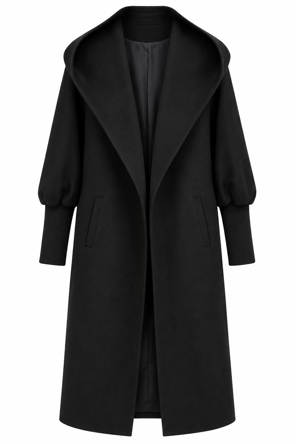 Mackenzie Hooded Wool Blend Coat